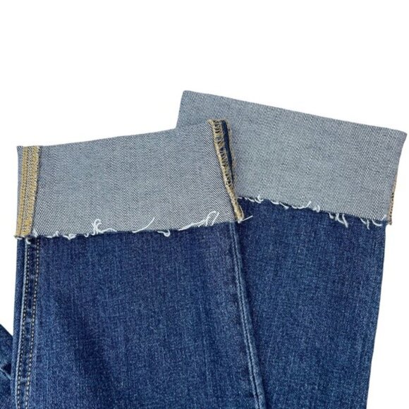 NWT OLD NAVY Mid Rise Boyfriend Jean Sz 0 Blue - Picture 6 of 6